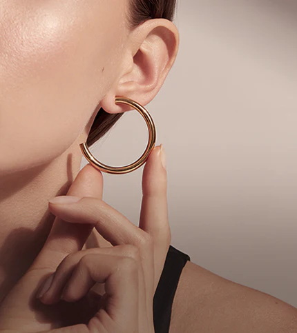 earrings displayed