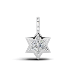 Eternal Star Bezel Diamond  Pendant 2 ct tw