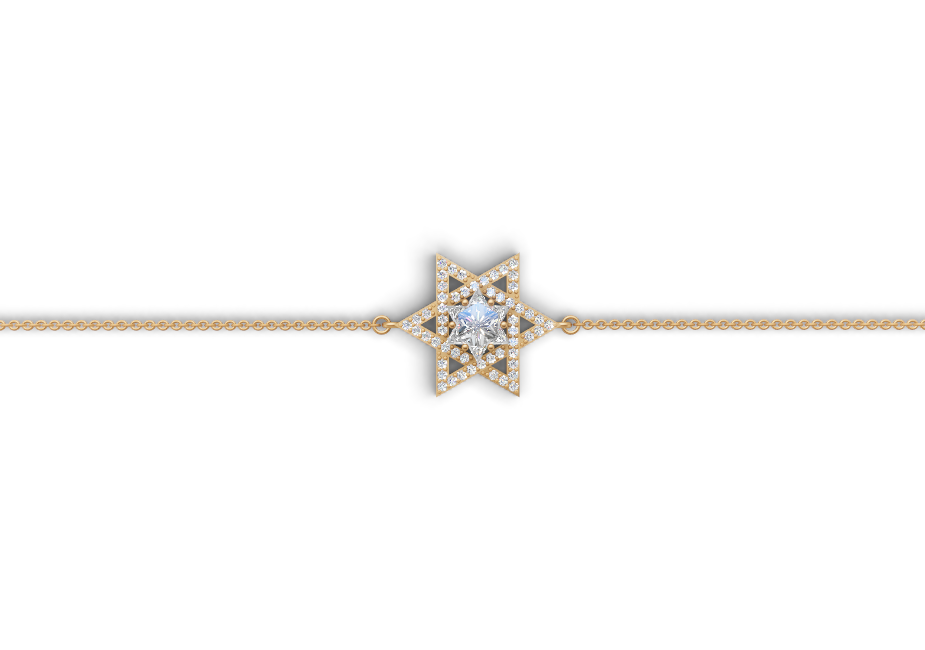 Radiant Star Diamond Bracelet 1 1/2 ct tw