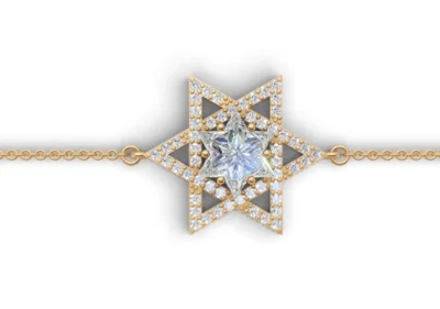 Radiant Star Diamond Bracelet 2 ct tw