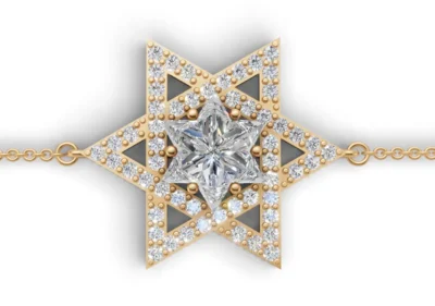 Radiant Star Diamond Bracelet 3 ct tw