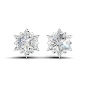 Sacred Spark Diamond Studs 3 ct tw