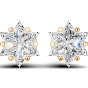 Sacred Spark Diamond Studs 4 ct tw