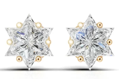 Sacred Spark Diamond Studs 2 ct tw