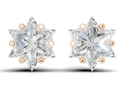 Sacred Spark Diamond Studs 3 ct tw