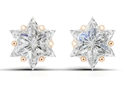 Sacred Spark Diamond Studs 1  1/2 ct tw