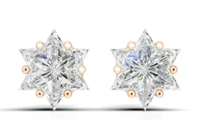 Sacred Spark Diamond Studs 1 ct tw