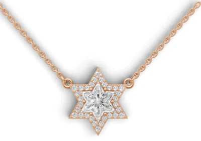Radiant Star Diamond Pendant 1 ct tw
