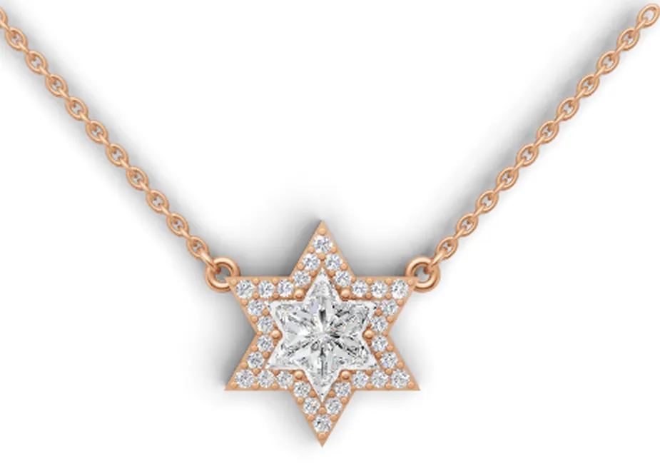 Radiant Star Diamond Pendant 1 ct tw