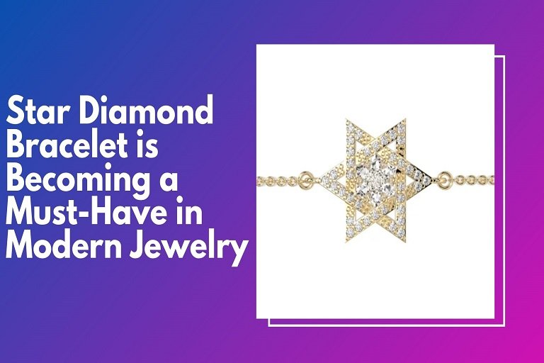 magen david diamond bracelet