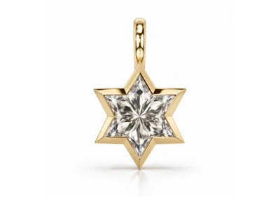 Eternal Star Bezel Diamond Pendant